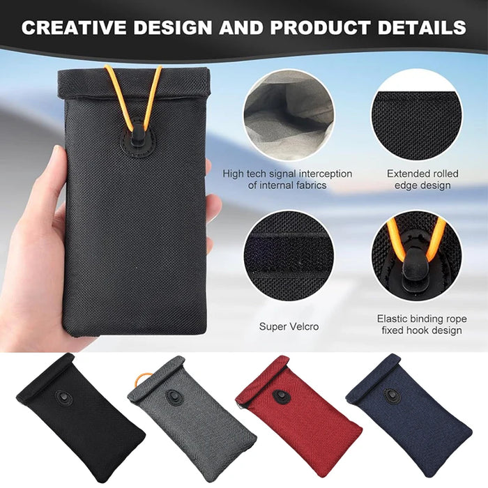 Faraday Pouch for Car Keys & Smartphones – Signal‑Blocking Key Fob Bag