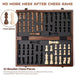 Magnetic Wooden Chess Set 39.37cm (15.5in) Folding Travel Board with 2 Extra Queens
