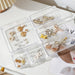 7-Piece Clear Plastic Drawer Organiser Set for Desk & Bathroom