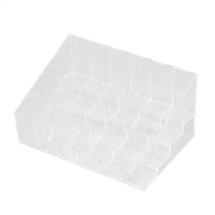Acrylic 24-Grid Lipstick & Makeup Organiser Display Rack (Large)