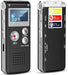 Digital Voice Recorder — 1536kbps, MP3 Player, USB & Voice‑Activated