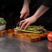 Thick Acacia Double‑Sided Checkerboard Cutting Board – Non‑slip Solid Wood