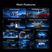 A400 4K Dash Cam — ADAS, Wi‑Fi, 1.9″ IPS Screen & Night Vision
