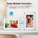Acrylic Digital Photo Frame 5" & 7" IPS — 4GB Built‑in, Rechargeable, Auto‑Rotate