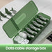 7-Compartment Cable Storage Box – Plastic Cord Organiser for Home & Travel