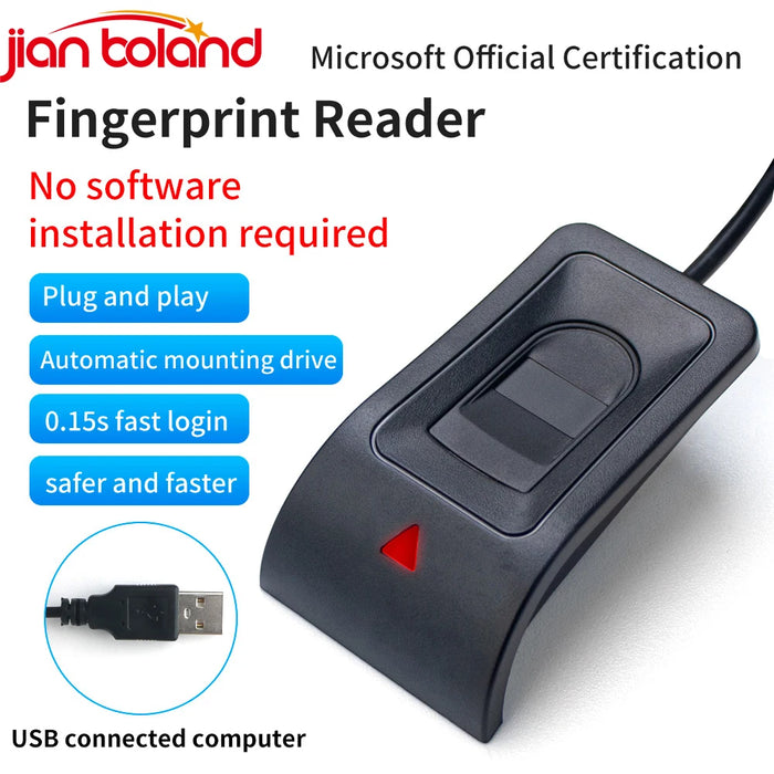 USB Fingerprint Reader for Windows 10/11 — Windows Hello Biometric Login