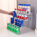 Acrylic Stepped Can Organiser – Transparent 2/3/4-Tier Fridge Rack