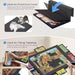 1500-Piece Jigsaw Puzzle Table with 6 Drawers — Felt Board, Tilting 2‑in‑1 Stand & Cover, Lightweight Portable