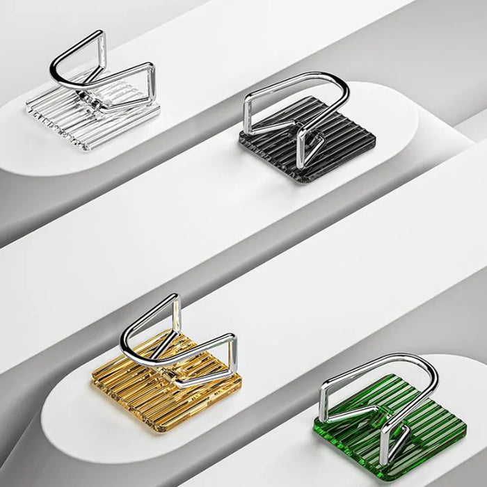 Adhesive 304 Stainless Steel Sink Sponge Holder — Brushed Peel‑and‑Stick Organiser