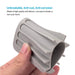Silicone Self-Draining Soap Dish — Anti-Slip Soap Holder (11.5×8×1cm)