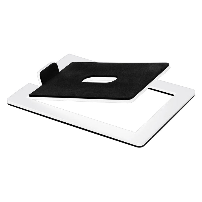 Carbon Steel Tabletop Speaker Base — Shock-Absorbing Stand