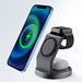 3‑in‑1 Magnetic Wireless Charging Stand for iPhone, Apple Watch & AirPods (USB‑C)