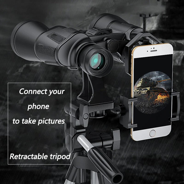20x50 HD BAK4 Prism Binoculars — 20x Magnification, 50mm Objective, IPX4