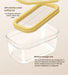 Airtight Butter Slicer & Keeper with Lid — Cutter and Fridge Storage Dish