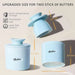 Ceramic Butter Jar with Lid & Cup — Western-Style Butter and Cheese Storage