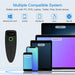 TD-W7 Mini 2D Barcode Scanner — 2.4G Wireless & Bluetooth, Portable 1D/2D QR Reader with Storage