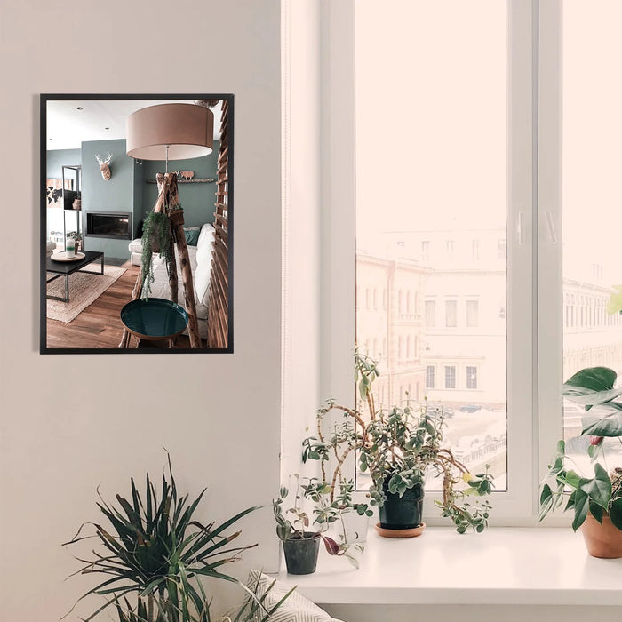 A3 Aluminium Photo Frame (30 x 42 cm) — Gold or Black, Wall or Desktop