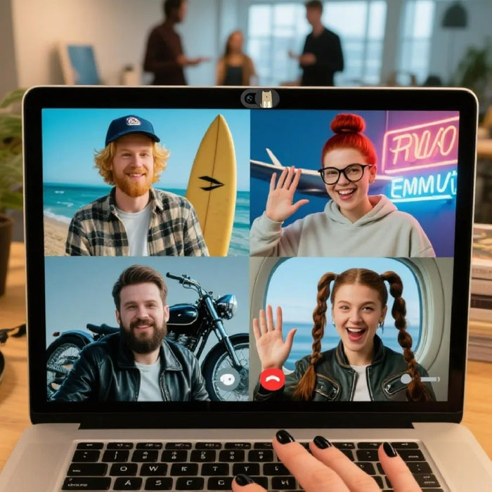 6-Pack Sliding Webcam Covers — Slim Privacy Slides for Laptops, Phones & Tablets