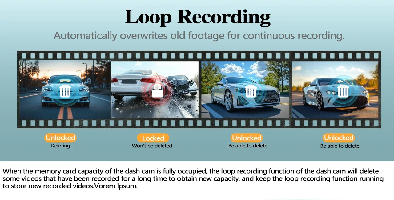 4K Wi‑Fi GPS Dash Cam — Mini Front DVR with 24‑Hour Parking Mode & G‑Sensor