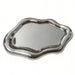 Cloud-Shaped Jewellery Tray – Plastic PP Organiser (19.5×13.5×1.5cm) – White or Silver