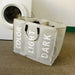 3-Compartment Foldable Laundry Hamper Bag – Waterproof Oxford Fabric