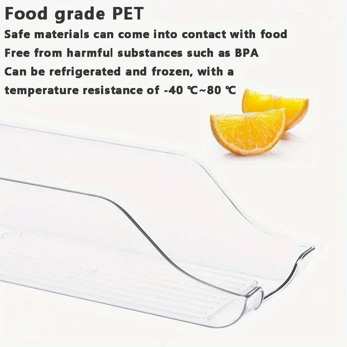 Auto-Rolling Can Dispenser Fridge Organiser – Plastic Pantry Bins