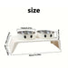 Elevated Pet Feeder with Double Stainless Steel Bowls – Cats & Dogs (Small–Large)