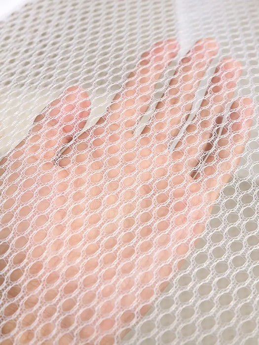 Polyester Mesh Laundry & Storage Basket 30 x 30 x 48 cm – White or Black