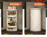 Rotating Adjustable Multi‑Tier Kitchen Corner Shelf – PP Spice & Bottle Organiser
