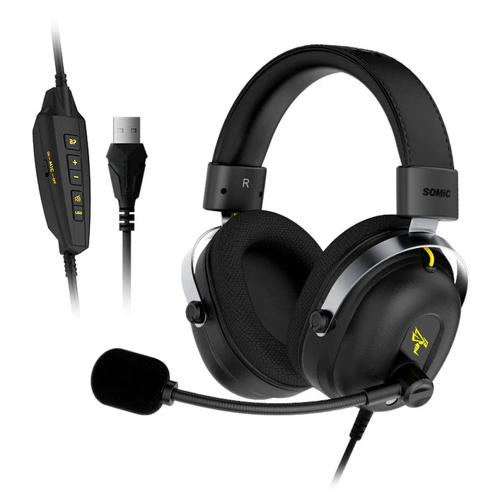 Commander G Series - Casque de jeu avec son surround 7.1 pour PC, PS5, PS4, Xbox et plus