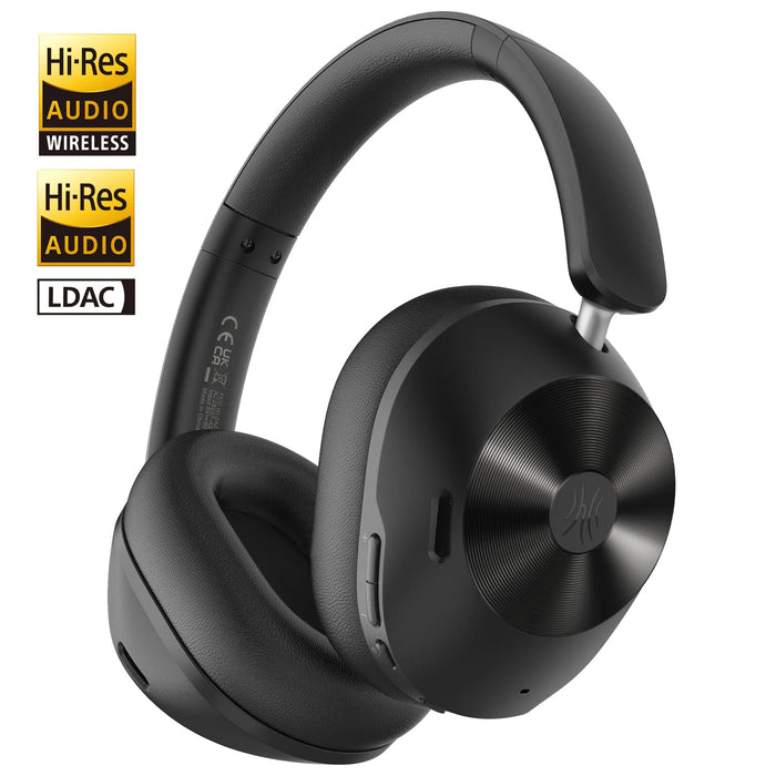 Focus A5 ANC støyreduserende hodetelefoner fra Oneodio - Bluetooth 5.4 trådløse hodetelefoner med -45dB hybrid Active Noise Cancelling Over-Ear Headset, ENC Mic, Hi-Res LDAC - Perfekt for støyreduksjonsbehov i høykvalitets lydopplevelser