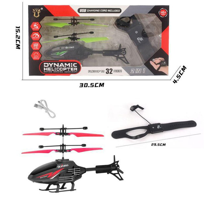 LH 1804 - 2CH Induction Suspended Smart Interactive RC Helicopter RTF - Perfect for Kids & RC Enthusiasts - Shopsta EU