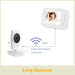 SM32 Wireless Video Baby Monitor - 3.2 Inch LCD Screen, Two Way Audio, Night Vision, Temperature Monitoring - Ideal for Secure Baby Surveillance and Communication - Shopsta EU