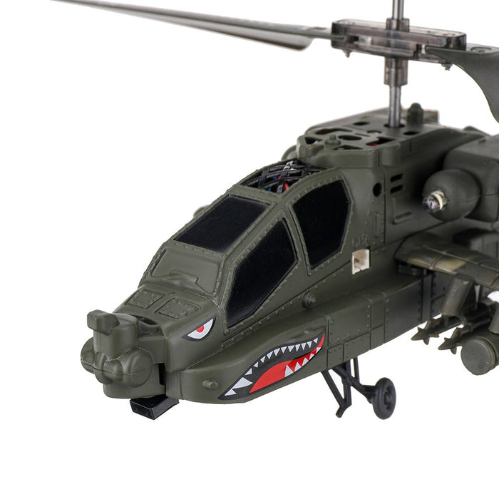 SYMA S109G - 3.5CH Beast RC Helicopter RTF AH-64 Military Model - Perfect Kids Toy for Indoor Flying Action - Shopsta EU