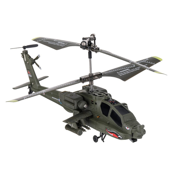 SYMA S109G - 3.5CH Beast RC Helicopter RTF AH-64 Military Model - Perfect Kids Toy for Indoor Flying Action - Shopsta EU