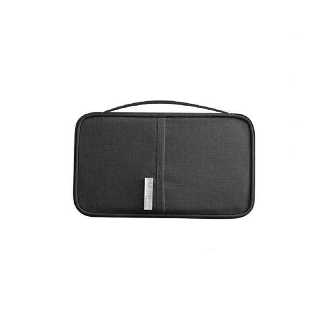 TravelEase Organizer - Passport & Document Holder with RFID Protection, Storage for Cards & Tickets - Perfect for Frequent Travelers and Keeping Valuables Safe - Shopsta EU