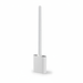 Mini Silicone Toilet Brush with Anti‑Drip Base — Flexible Soft Bristles, Quick‑Dry Holder