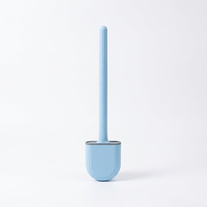 Wall-hanging Long-handle Toilet Brush with Silicone Head, 36×9×4 cm