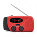 2000mAh Emergency Radio with 3-LED Torch, Solar & Hand-Crank Charging (FM/AM/WB)