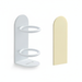 Adhesive Wall-Mounted Electric Toothbrush Holder — Steel, No-Drill