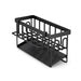 Kitchen Sink Organiser — Sponge Holder with Dishcloth Hanger and Adhesive Sticker
