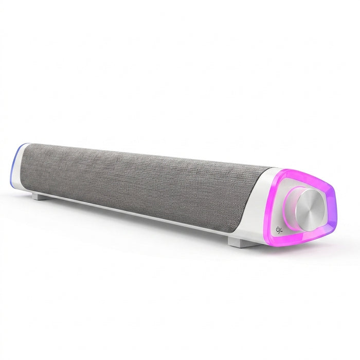 4D Stereo Sound Bar Speaker — Bluetooth 5.0, USB-Powered, AUX