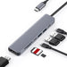 7-in-1 USB-C Docking Station – 4K 30Hz HDMI, PD 100W, USB 3.0 & SD/TF Card Reader