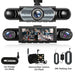 4‑Channel Dash Cam with 170° Front Lens, Night Vision & 24/7 Parking Monitor