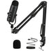 USB Cardioid Condenser Microphone Kit with Boom Arm — Streaming & Podcast Setup