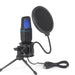 USB RGB Condenser Microphone — Wired Gaming & Streaming Mic for PC/Laptop