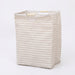 Collapsible Cotton Laundry Hamper with Handles — Large Capacity