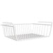 Large Capacity Hanging Under-Cabinet Metal Storage Basket – Single Tier, White or Black