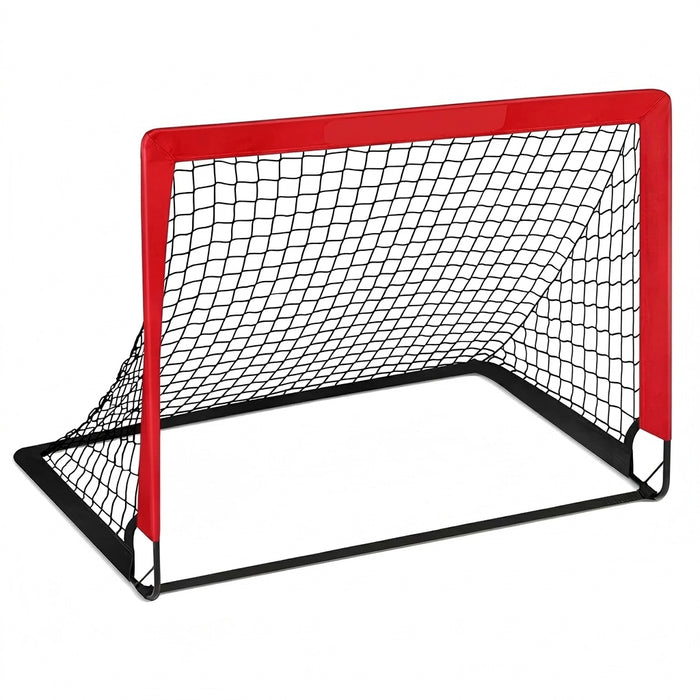 Pop-Up Football Goal for Garden — Portable Kids Soccer Net Set