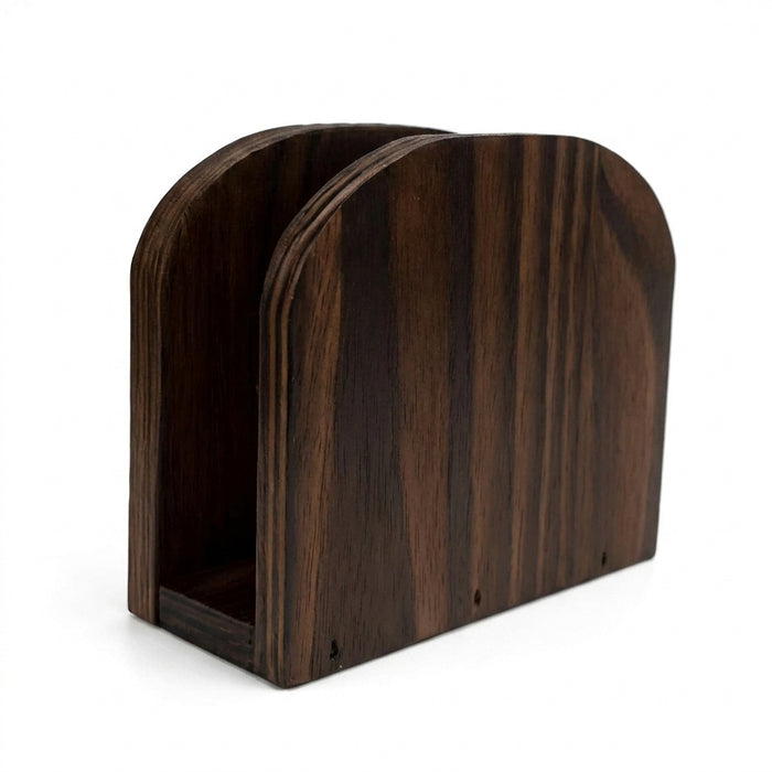 Wooden Napkin Holder Tissue Box – Countertop Dispenser for Kitchen & Dining